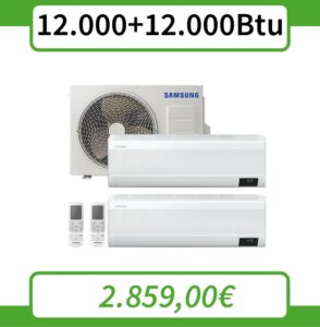 WINDFREE AVANT 12000+12000BTU